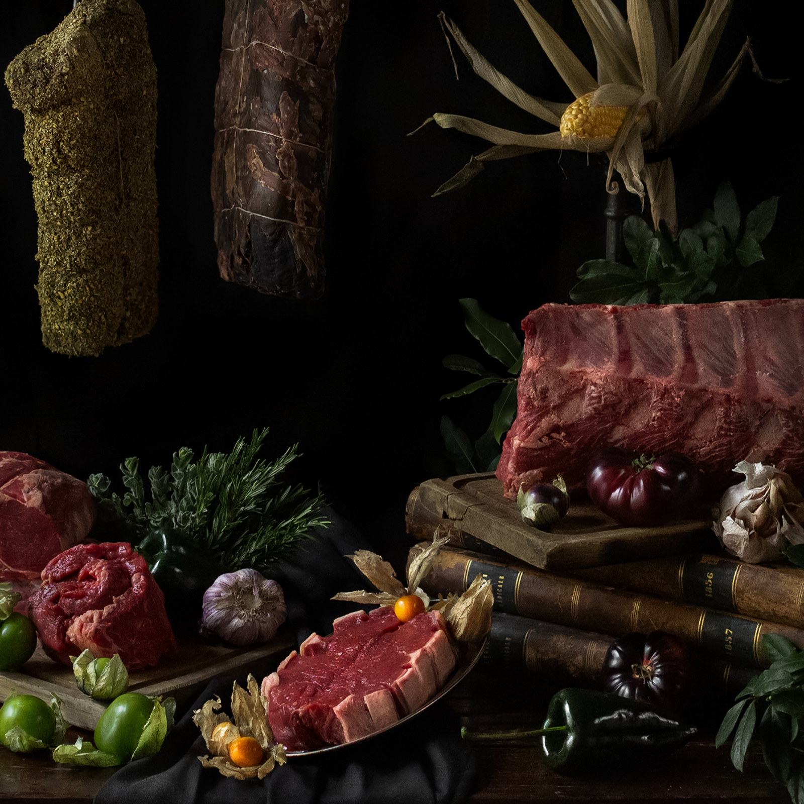 Prime cuts still life
